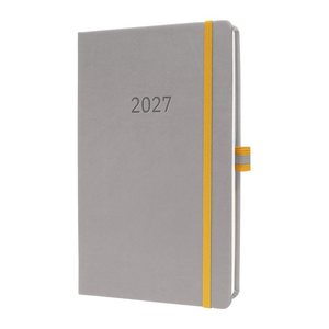 SIGEL Buchkalender CONCEPTUM Linescape 2027 hellgrau/gelb, 1 St.