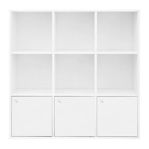 VASAGLE Regalschrank, LBC33WT weiß 97,5 x 29,0 x 97,5 cm, 1 St.