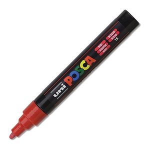 uni-ball POSCA PC-5M Acrylstift rot 1,8 - 2,5 mm, 1 St.