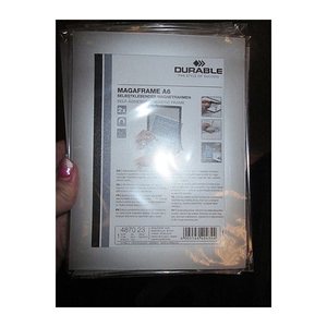 DURABLE Magnetrahmen selbstklebend DURAFRAME® silber A6, 2 St.