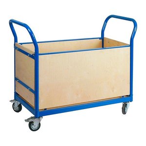 SZ Metall Transportwagen blau 100,0 x 50,0 x 90,0 cm bis 250,0 kg