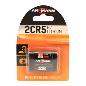 ANSMANN Batterie 2CR5 Lithium Fotobatterie 6,0 V, 1 St.