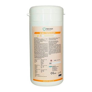 NITRAS MEDICAL Desinfektionstücher PROTECTASEPT 1-lagig weiß, 100 Tücher