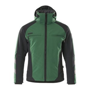 MASCOT® Herren Softshelljacke "DARMSTADT" Unique grün, schwarz Größe 2XL