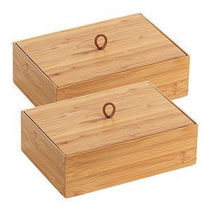 WENKO Terra L Ordnungsboxen braun 22,0 x 15,0 x 7,0 cm, 2 St.