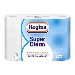 Regina Küchenrollen Super Clean 3-lagig, 4 Rollen