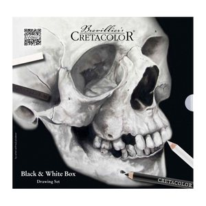 Brevillier's CRETACOLOR Skull-Edition Zeichenkohle farbsortiert 1 Set