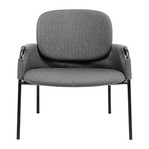meet powered by PAPERFLOW Sessel CLOTH anthrazit schwarz Stoff 70,0 x 65,0 x 69,0 cm, 1 St.