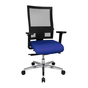 Topstar Bürostuhl Sitness 60, PS69BH W56 Stoff blau, Gestell alu