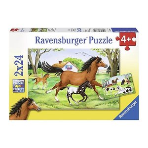 Ravensburger Welt der Pferde Puzzle, 2 x 24 Teile