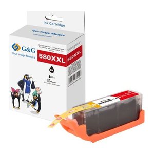 G&G XXL-Druckerpatrone kompatibel mit Canon PGI-580BK XXL