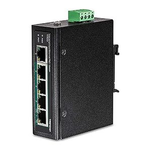 TRENDnet Industrial Switch 5-Port Fast Eth. PoE+ DIN-Rail