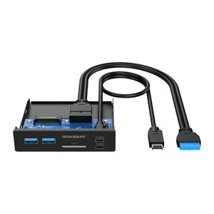 GRAUGEAR USB-HUB+Kartenleser Multi Front Panel, Type-C USB retail