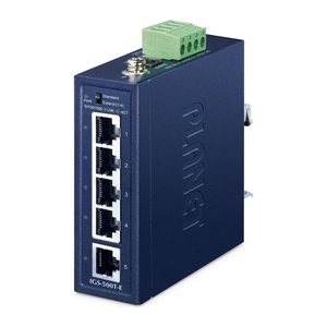 PLANET Industrial 5-Port 1000T Compact Switch IGS-500T-E
