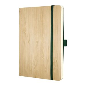 SIGEL Notizbuch Bambus ca. DIN A5 punktkariert, beige Softcover 194 Seiten, 1 St.