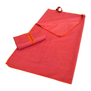 Dyckhoff Mikrofaser Handtuch mit Reißverschluss koralle 80,0 x 180,0 cm