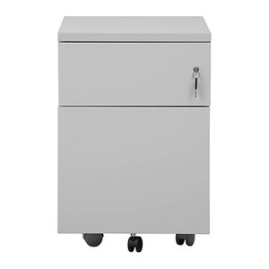 Gürkan Rollcontainer lichtgrau 2 Auszüge 40,0 x 60,0 x 62,0 cm