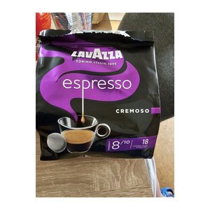 LAVAZZA Espresso Cremoso Kaffeepads, Arabica- und Robustabohnen 125 g