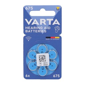 VARTA Knopfzellen 675 Zink-Luft 1,45 V, 6 St.