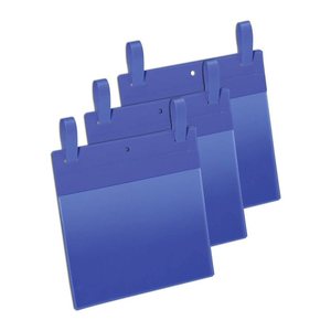 DURABLE Gitterboxtaschen blau A5, 50 St.