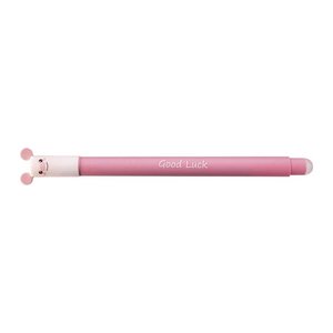 EBERHARD FABER Animal Erase it! Gelschreiber Schwein 0,7 mm, Schreibfarbe: blau, 1 St.