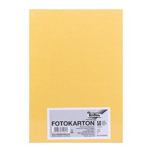 folia Fotokarton gold 300 g/qm 50 Blatt