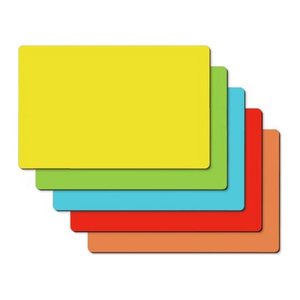 SIGEL Moderationskarten Magnetic Notes farbsortiert 10,0 x 15,0 cm, 25 St.