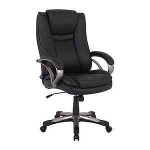 XXL Chefsessel, 10003 Kunstleder schwarz, Gestell schwarz