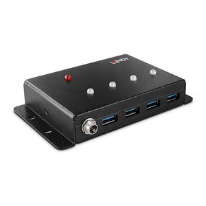 LINDY 4 Port USB 3.0 Metall Hub