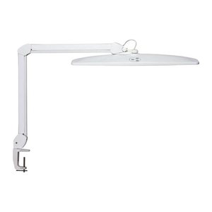MAUL MAULexplore LED Schreibtischlampe weiß 19 W mit Tischklemme