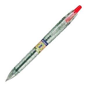 PILOT Kugelschreiber B2P „Bottle 2 Pen“ ECOBALL XB transparent/rot, Schreibfarbe: rot, 1 St.