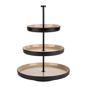 APS Etagere FRIDA beige/schwarz Höhe: 43,0 cm, 1 St.