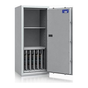 ISS safe4key Schlüsseltresor lichtgrau mit 280 Haken, Elektronikschloss, 50,0 x 42,0 x 115,0 cm, 1 St.