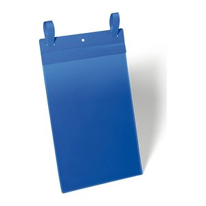 DURABLE Gitterboxtaschen blau A4, 50 St.