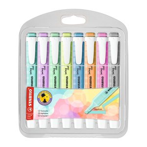 STABILO swing cool Pastel Textmarker farbsortiert, 8 St.
