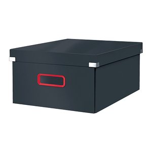 LEITZ Click & Store Cosy Aufbewahrungsbox 32,0 l grau 36,9 x 48,2 x 20,0 cm, 1 St.