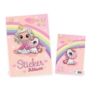HERMA Sticker Sammelalbum für Kids Prinzessin Sweetie A5