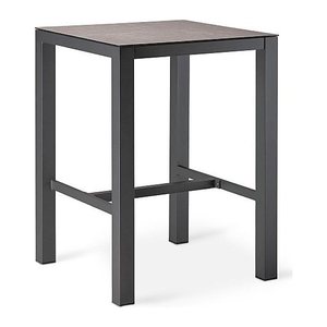 barths Gartentisch Paros anthrazit quadratisch 80,0 x 80,0 x 109,5 cm