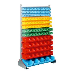 Allit Kleinteileregal ProfilPlus Depot 455900 silber 113,0 x 50,0 x 190,0 cm