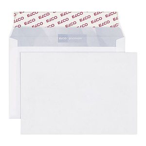ELCO Briefumschläge Premium DIN C6 ohne Fenster hochweiß haftklebend 500 St.