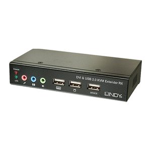 LINDY Cat6 KVM Extender Classic DVI USB Audio, 50m