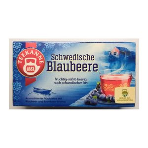 TEEKANNE Schwedische Blaubeere Tee 20 Portionen