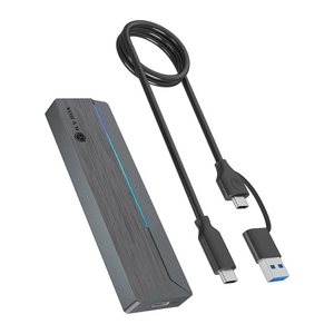 ICY BOX M.2 NVMe SATA SSD Gehäuse 10Gbps IB-1826MCL-CU31