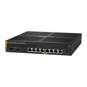 HPE ANW CX 6000 8G Class4 PoE 2G/2SFP 67W Switch
