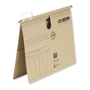 ELBA Hängehefter vertic® ULTIMATE® Karton naturbraun DIN A4 1x kaufmännische Heftung, 50 St.
