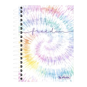 Herlitz Spiralnotizbl. 10x14 200 Bl. kar. New Batik Freedom