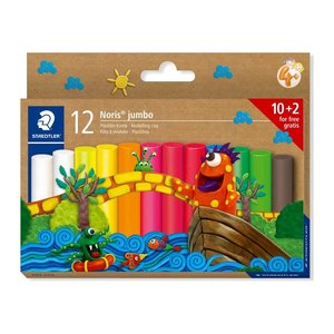 STAEDTLER Plastilin-Knete Noris Jumbo C12