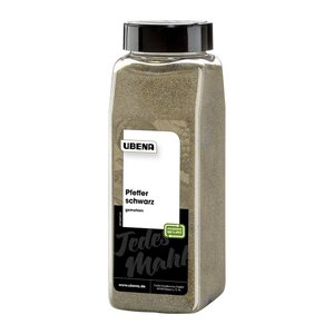 UBENA  Pfeffer schwarz gemahlen Gewürz, 600,0 g