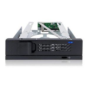 We-Ra. IcyDock 1x 3.5" SATA in 1x 5.25" bay mobile rack fanl