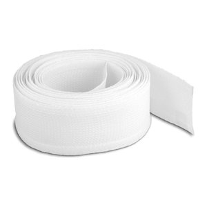 DELOCK Geflechtschlauch mit Klettverschluss 5 m x 19 mm weiß